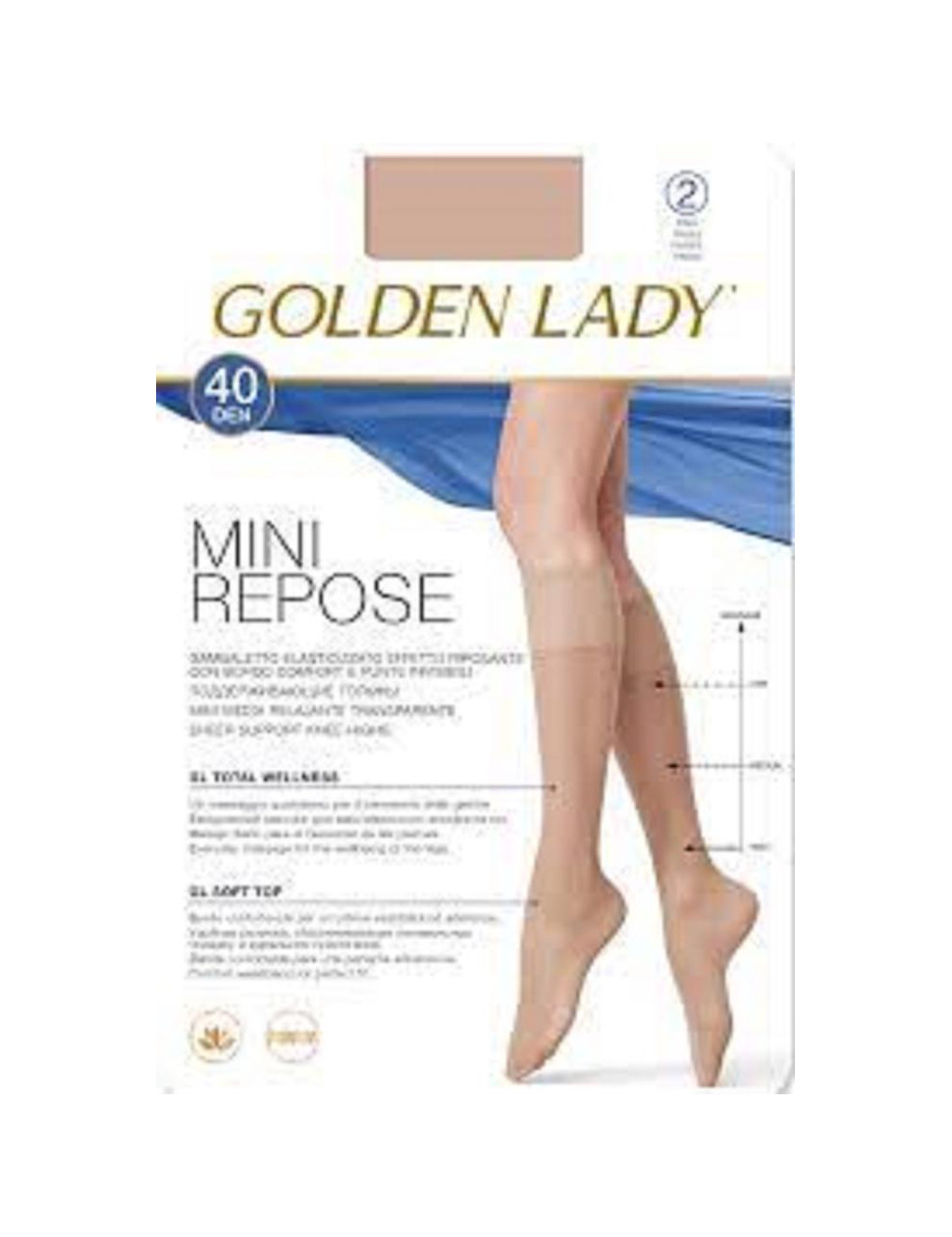 Calcetines minimedias golden lady