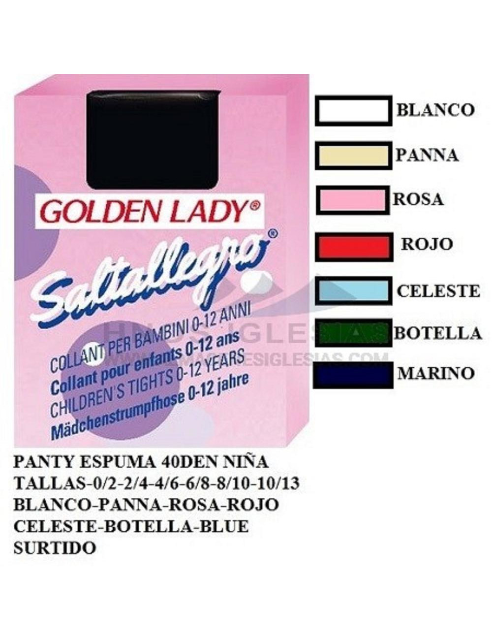 Medias golden lady