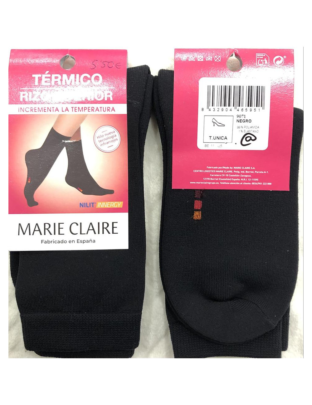 Calcetines señora de poliamida termicos