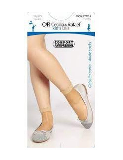 Calcetines transparentes niñas tobilleros