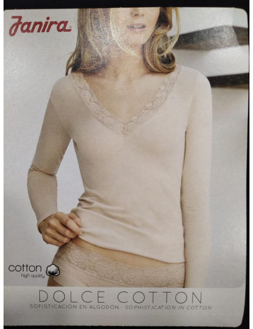 Camiseta interior janira manga larga 284