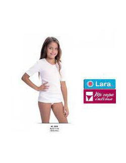 Camiseta interior lara manga corta