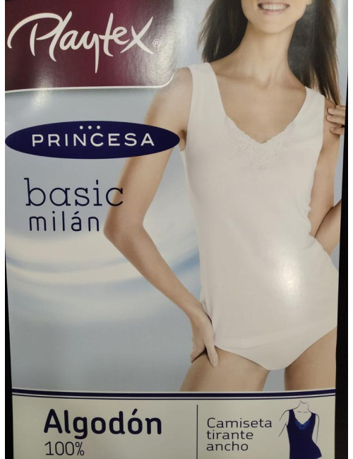 Camiseta interior playtex basic milan