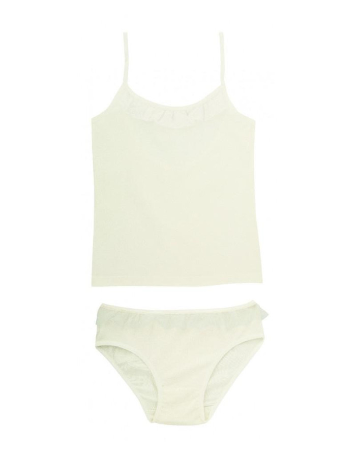 Conjunto de camiseta espalda al aire  04972