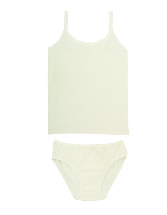 Conjunto comunión niña con puntillas 4976