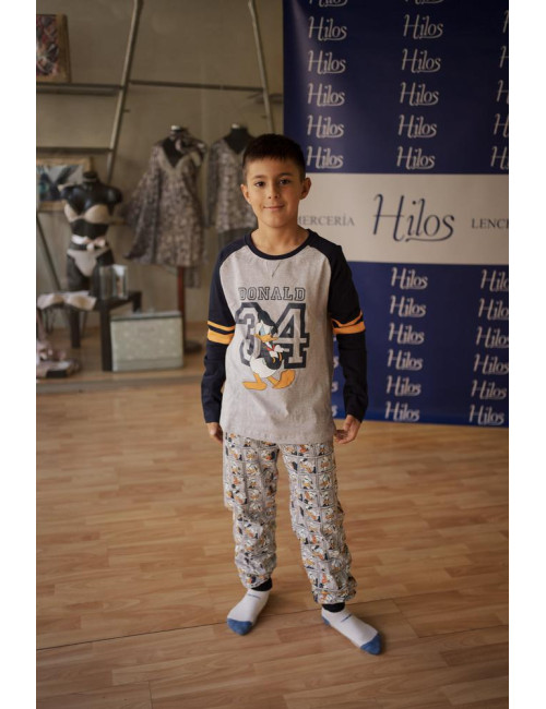 Pijamas niño disney con dibujo pato donald