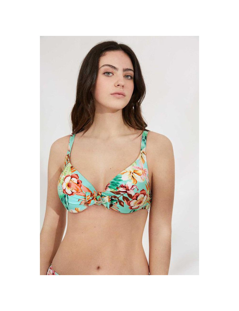 Bikini con broche con aro copa C 81566