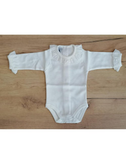 Body Bebé Unisex Cuello Batista 