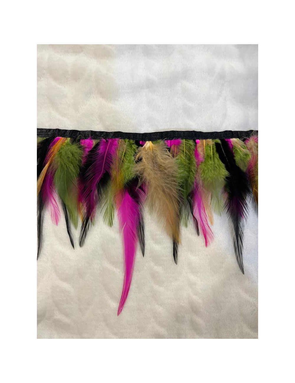 Plumas de Fantasía Multicolor 