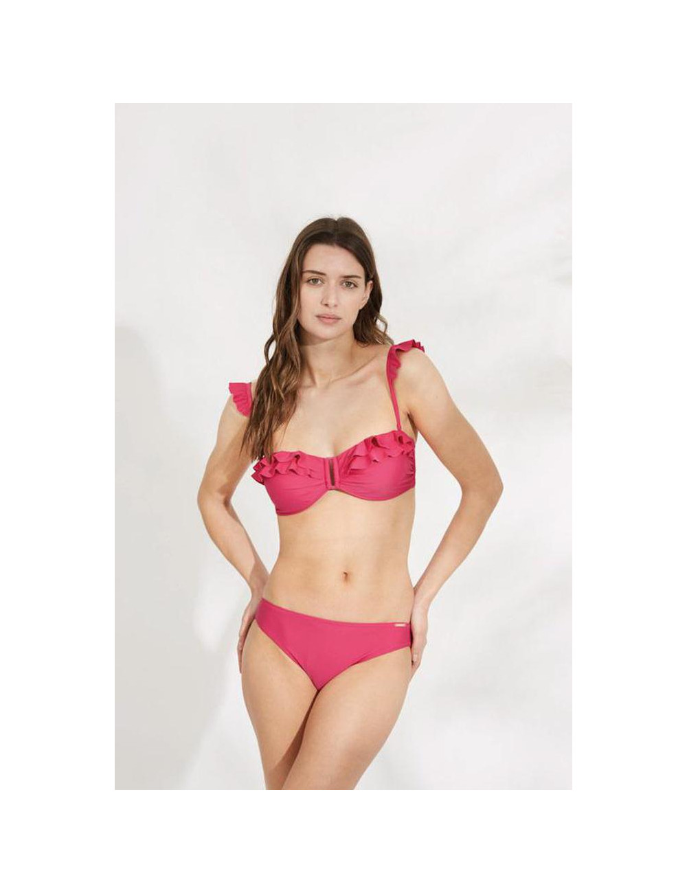 Bikini con aro copa C relleno extraíble 81737