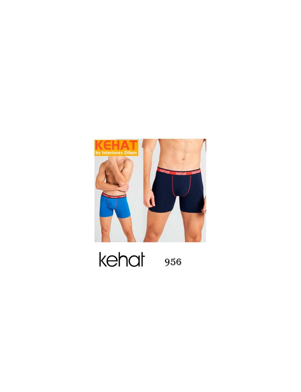 Calzoncillos boxer kehat de hombre  Pack de 2  956