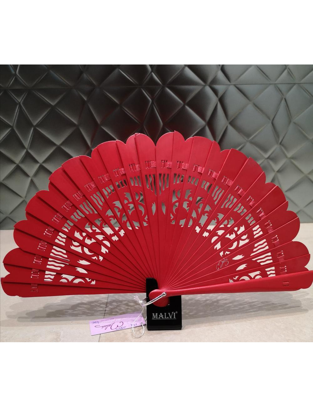 Abanico Malvi Baraja Rojo Abanico Malvi Baraja Rojo