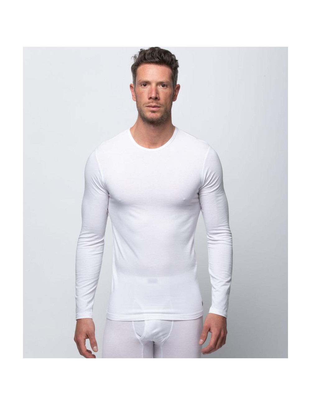 Camiseta Interior ML Cuello Redondo Fabio Camiseta Interior ML Cuello Redondo Fabio