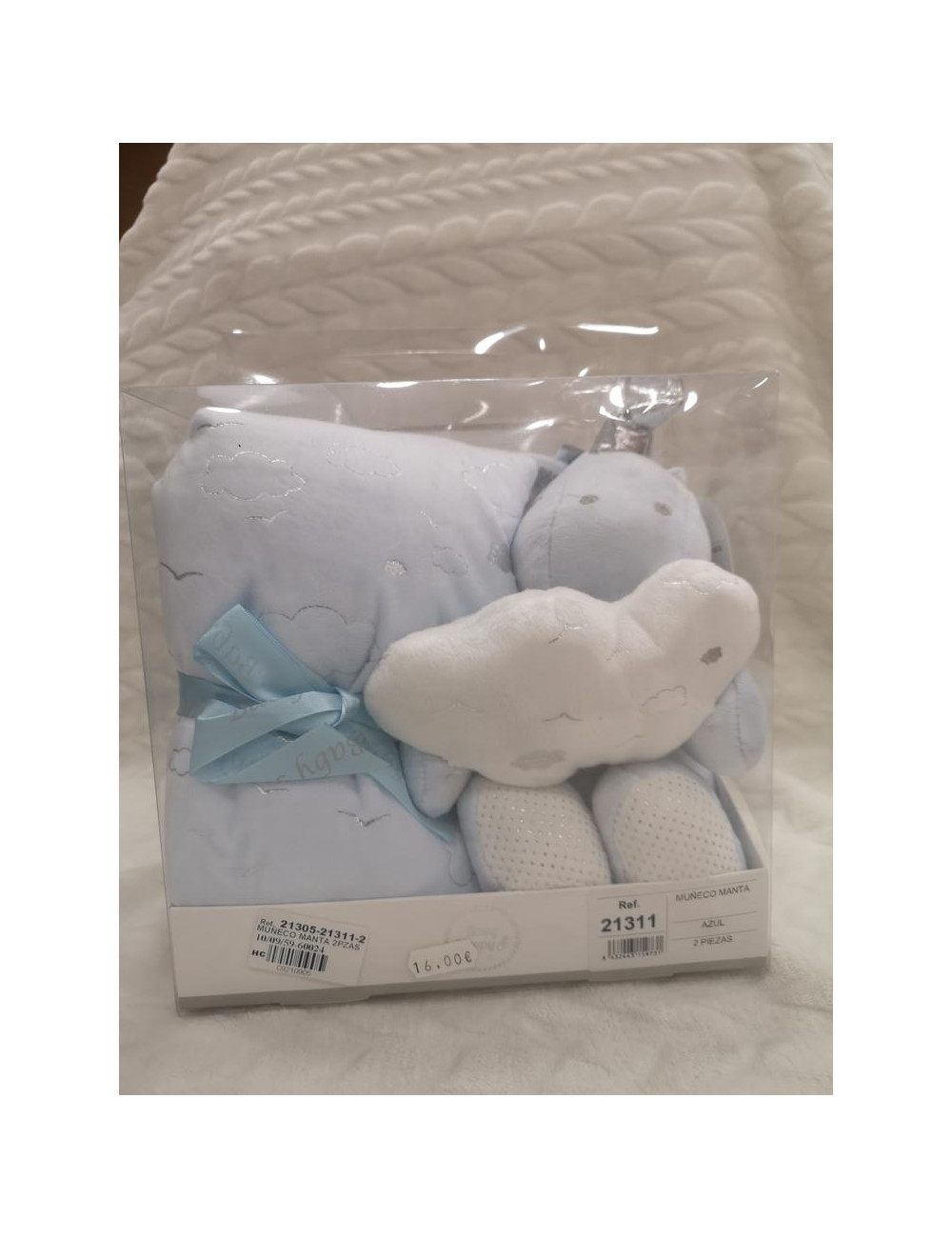 Manta Bebé Sedalina Azul Unicornio Manta Bebé Sedalina Azul Unicornio