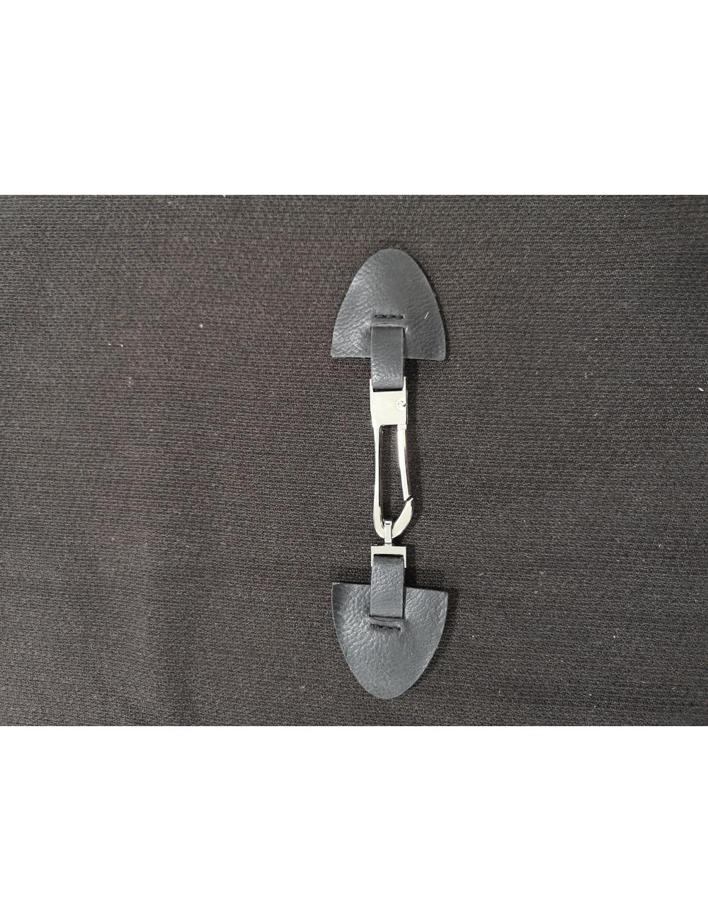 Botón Trenca en Piel y Metal Botón Trenca en Piel y Metal
