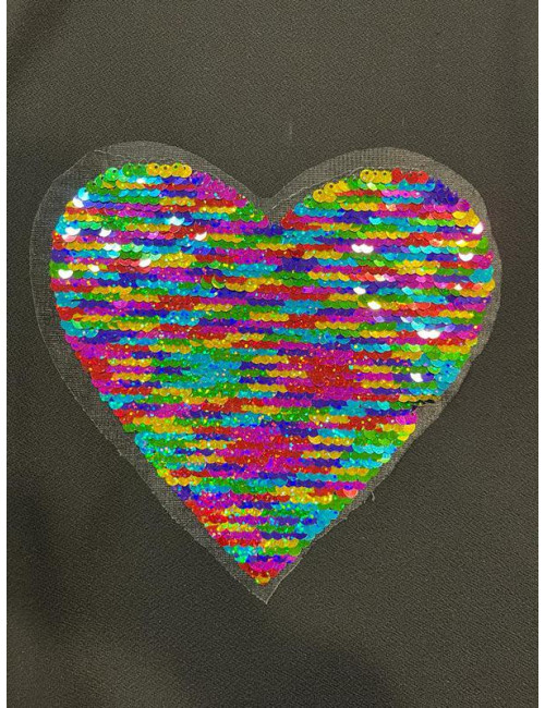 Parche Corazón Lentejuela 