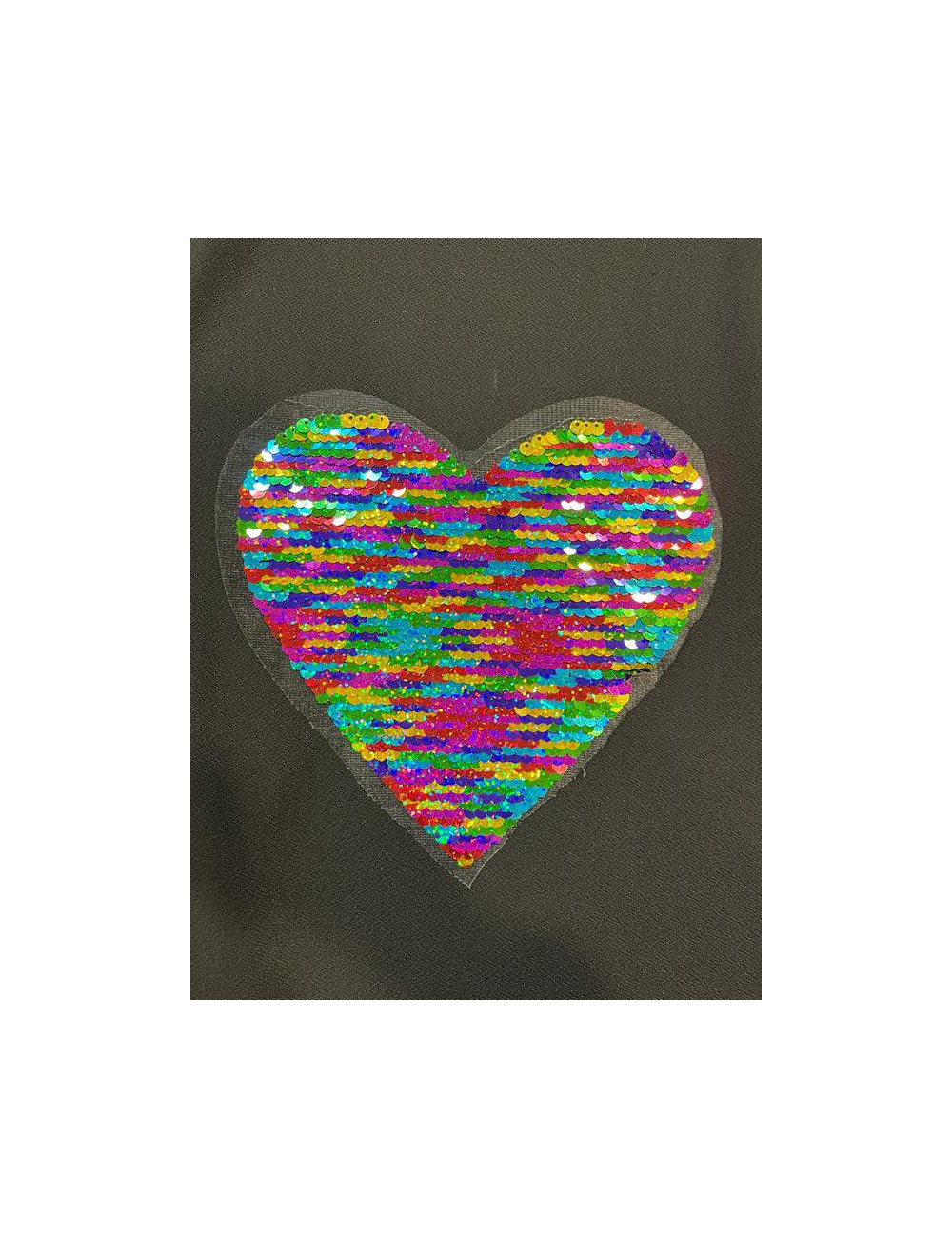Parche Corazón Lentejuela Parche Corazón Lentejuela