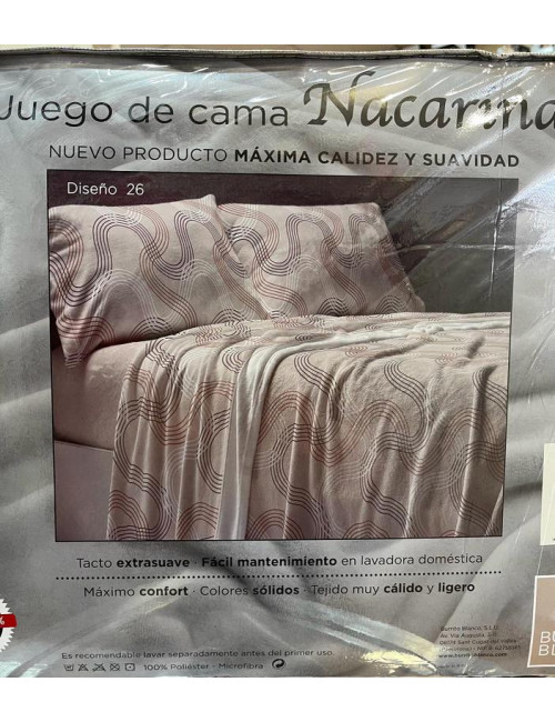 Sábanas Nacarina Burrito Blanco 
