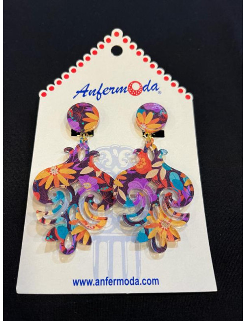 Pendientes Forma Multicolor 