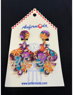 Pendientes Forma Multicolor 