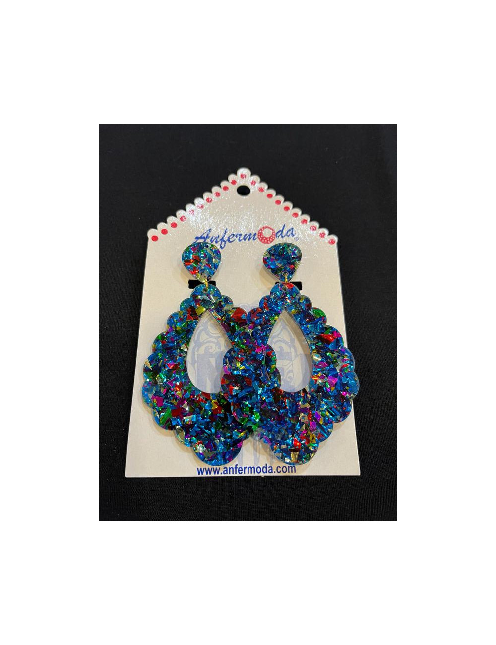 Pendientes Lágrima Multicolor Pendientes Lágrima Multicolor