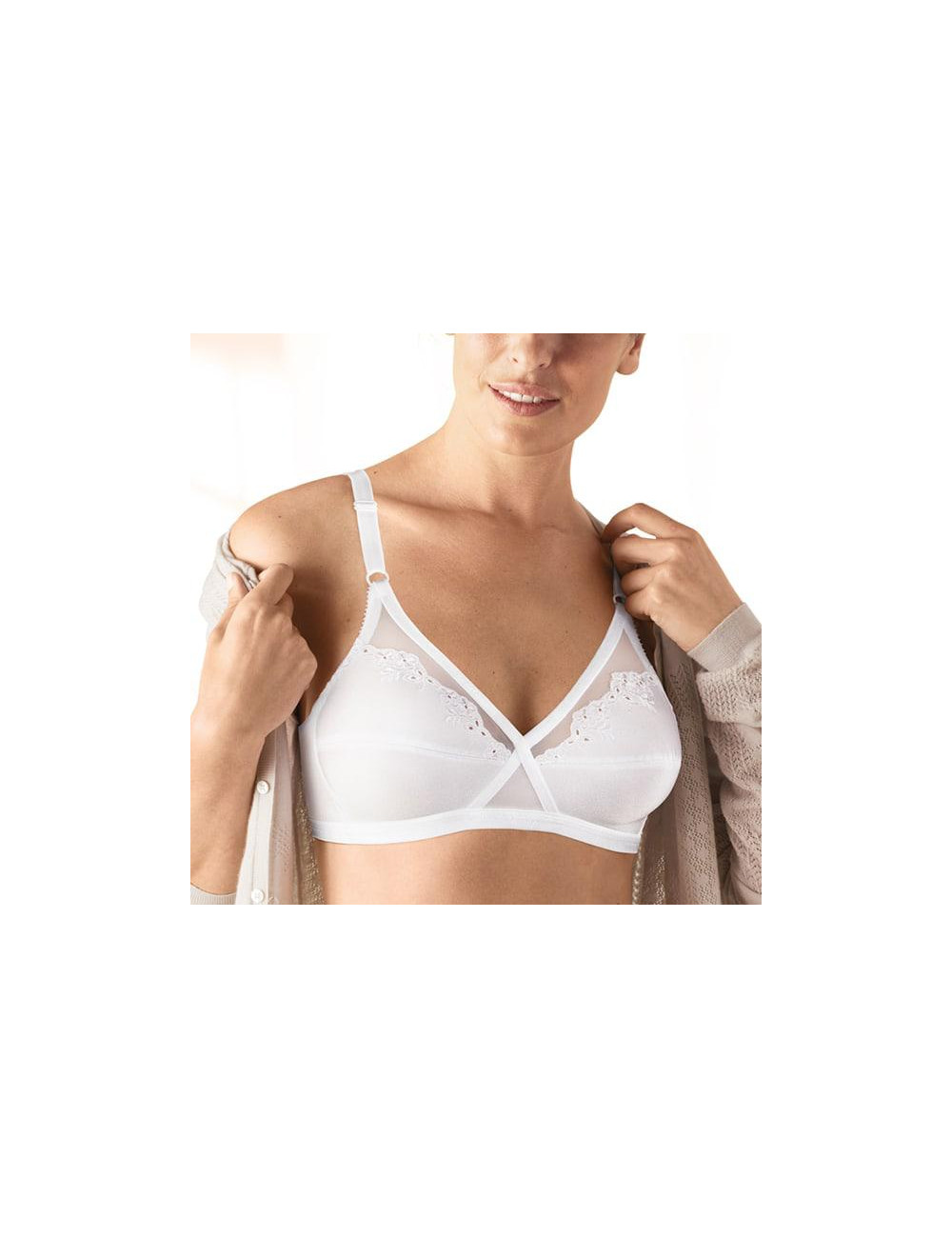 Sujetadores Sin Aros Playtex con bordado 