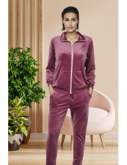 Conjunto Sport Terciopelo Fucsia Selmark 