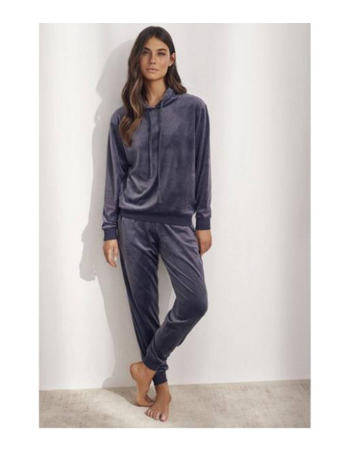 Chándal Tercipelo Gris Marengo Selmark 