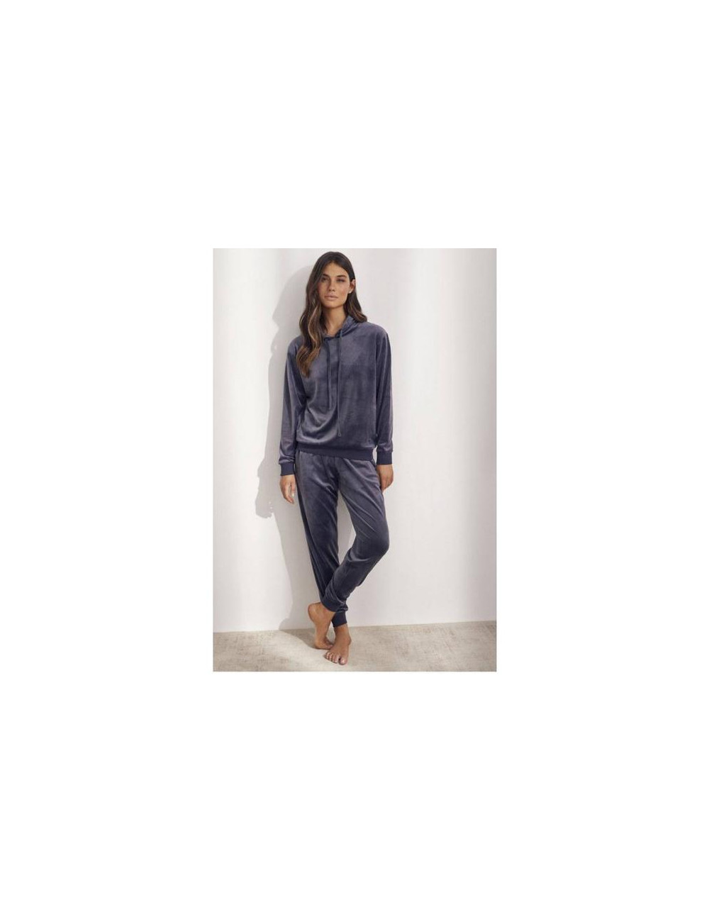 Chándal Tercipelo Gris Marengo Selmark 