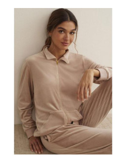 Conjunto Chándal Terciopelo Beige 
