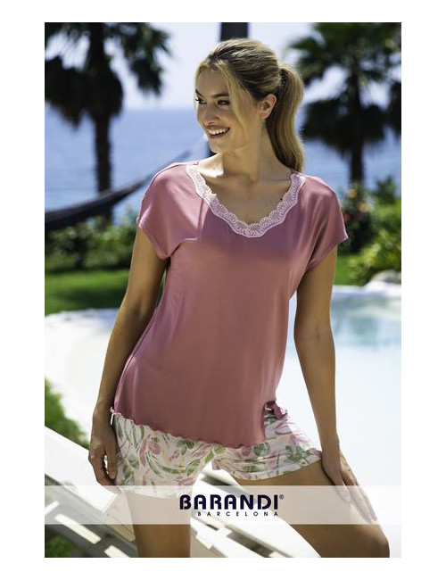 Pijama Manga Corta Micaela Barandi 