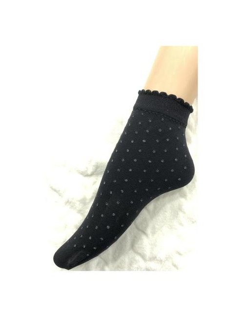 Calcetín Media Tobillero Topos Plata Janira 