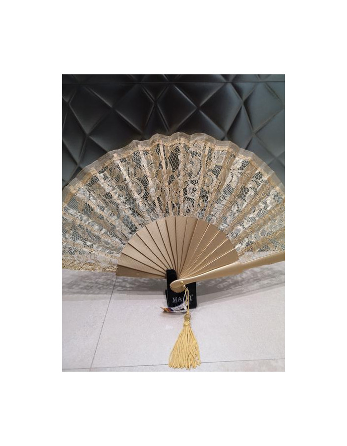 Abanico Aire Distinto Encaje y Tul