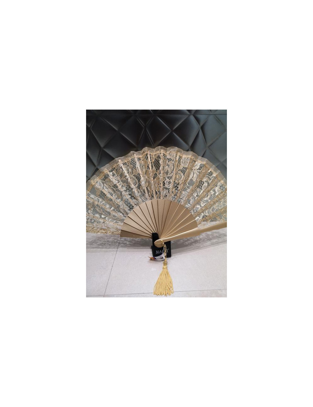 Abanico Aire Distinto Encaje y Tul 
