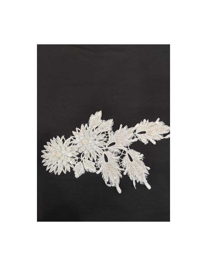 Aplicación Bordada Flores