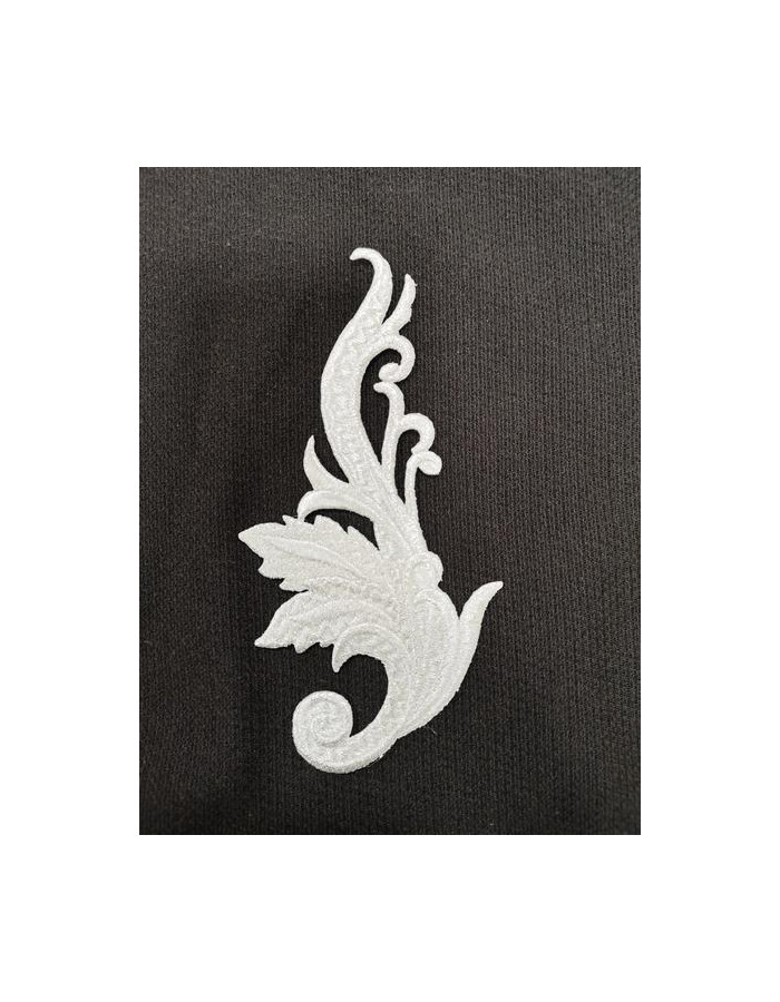 Aplicación Bordada Plata