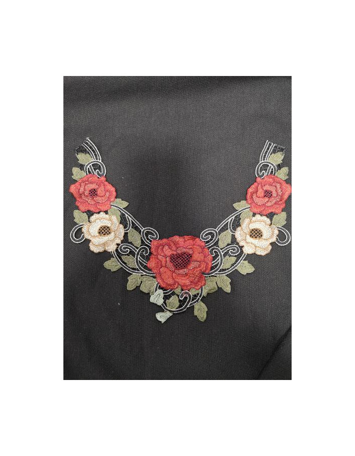 Aplicación Cuello Bordado