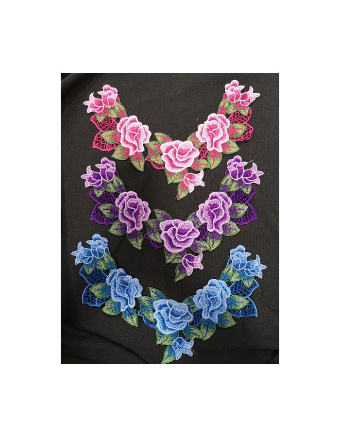 Aplicación Cuello Bordado