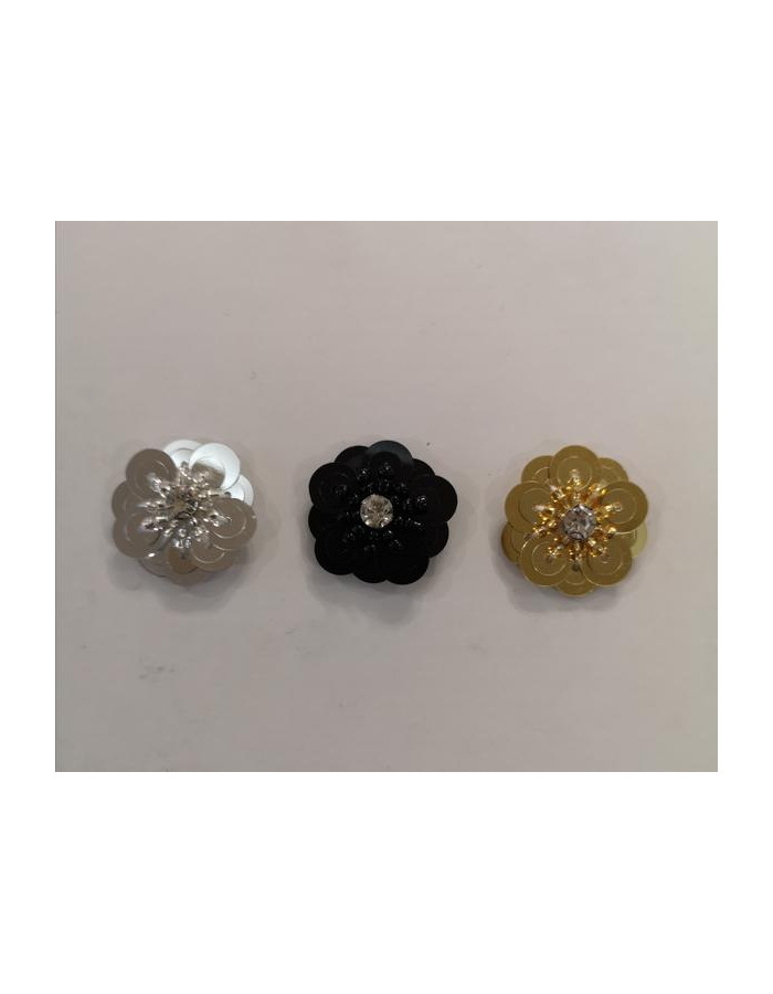 Aplicación Flor Lentejuela Grande