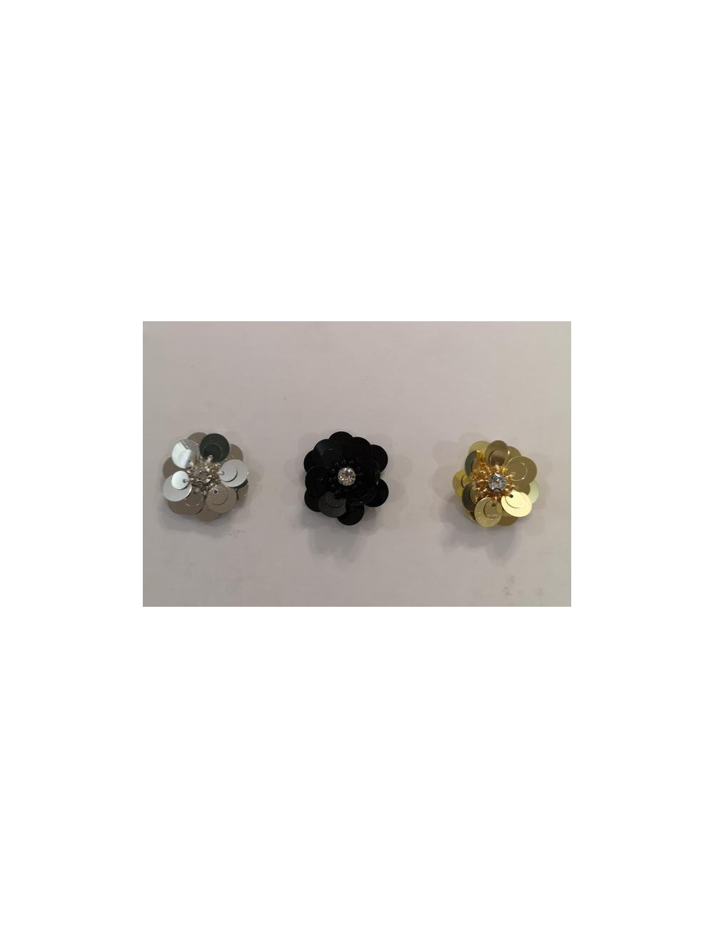 Aplicación Flor Lentejuelas Pequeña 