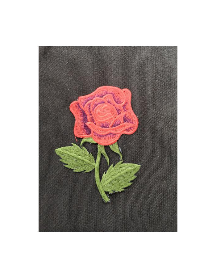 Aplicación Bordada Rosa