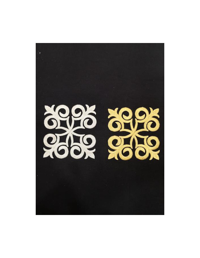 Aplicación Bordada Cuadrada