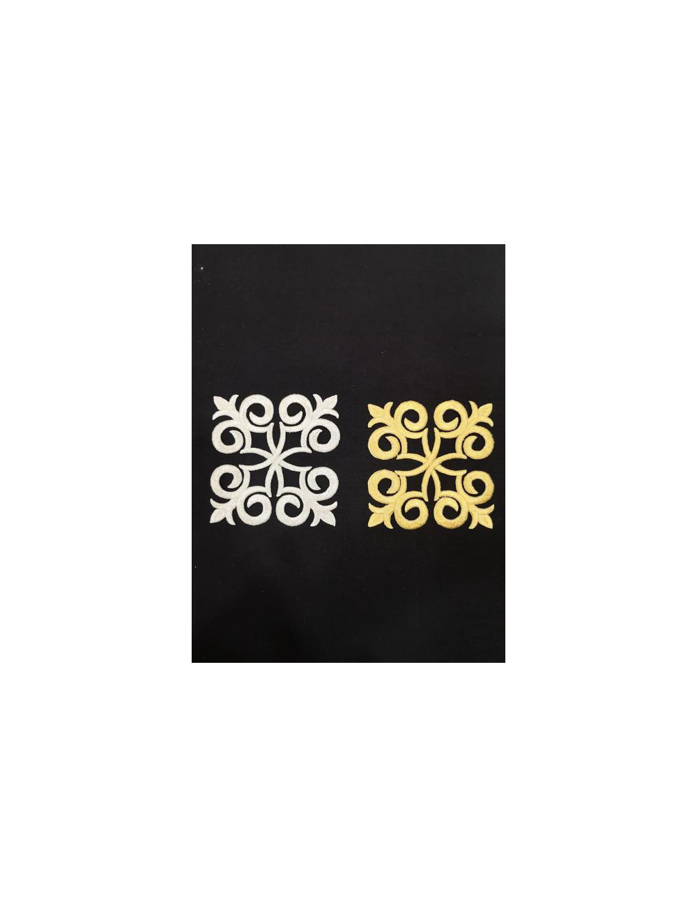 Aplicación Bordada Cuadrada 