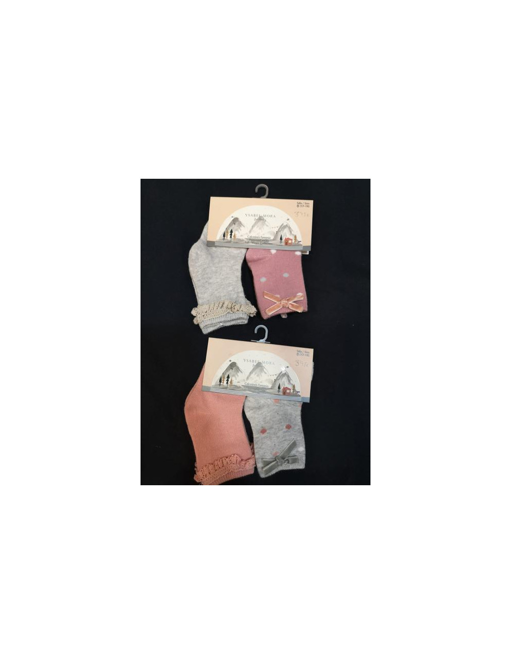 Pack Calcetín Bebé NIña Ysabel Mora 