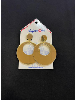 Pendientes Espejo Dorado 