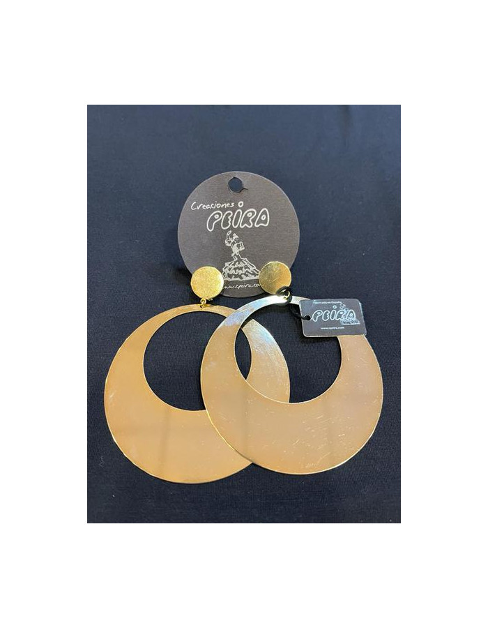 Pendiente Metálico Dorado 