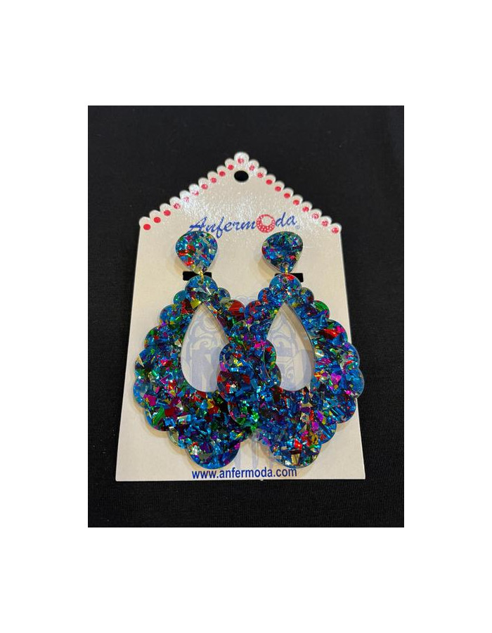 Pendientes Lágrima Multicolor