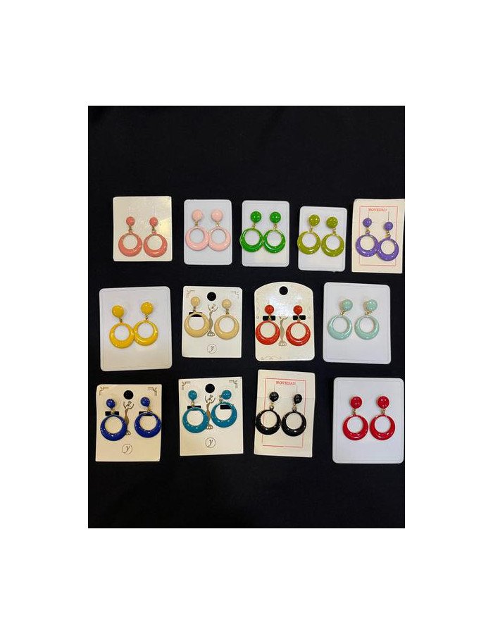 Pendiente Aro Colores Niña