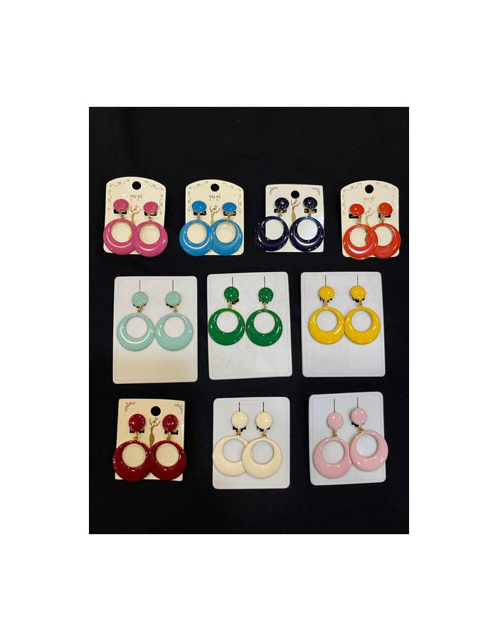 Pendiente Aro Colores