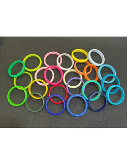 Pulseras Pasta Colores Bebé 